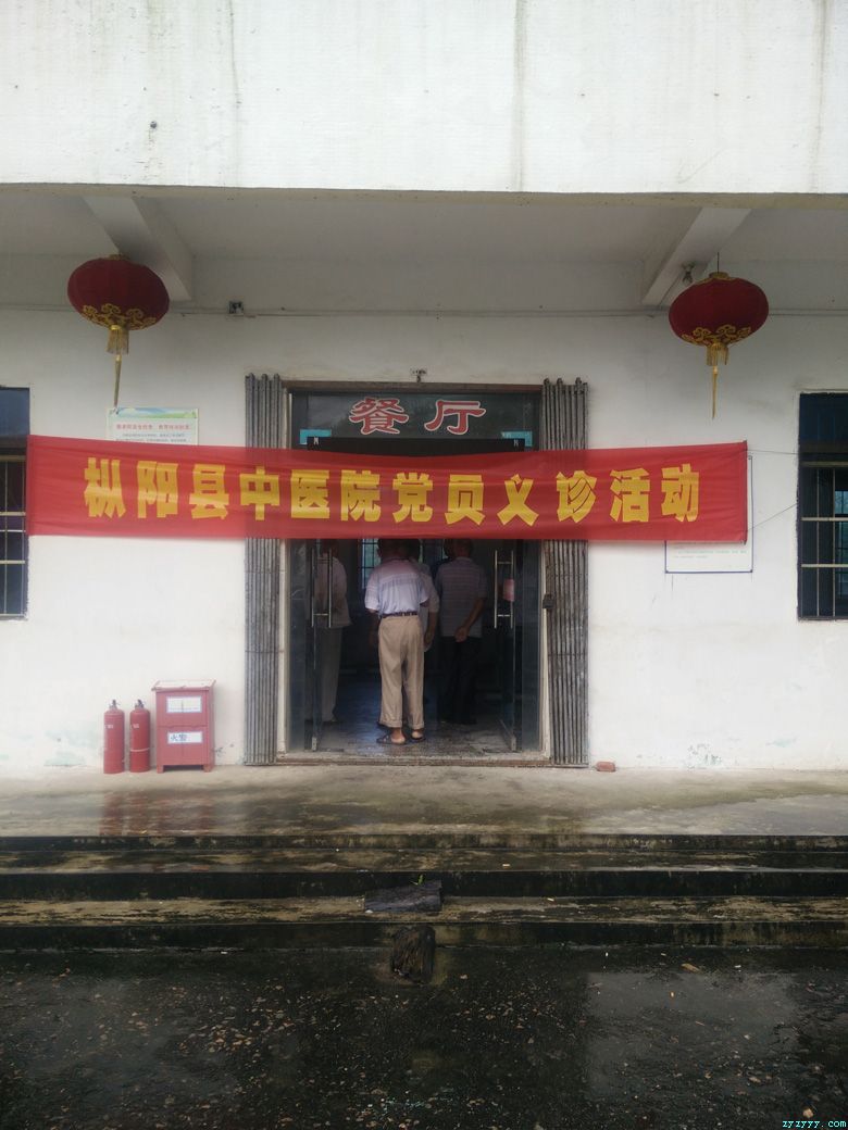 枞阳县中医院党员义诊活动